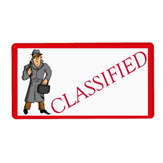 Classified With Spy Label (Front)