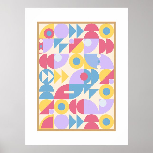 Classisc bauhaus poster art wall (Front)