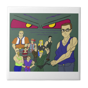 classmates anime inspired ceramic tile