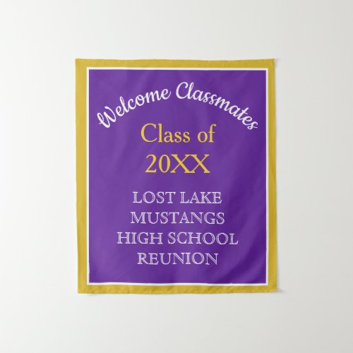 Classmates Your Reunion Welcome Tapestry