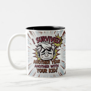 Classroom Chaos Victory Two-Tone Coffee Mug