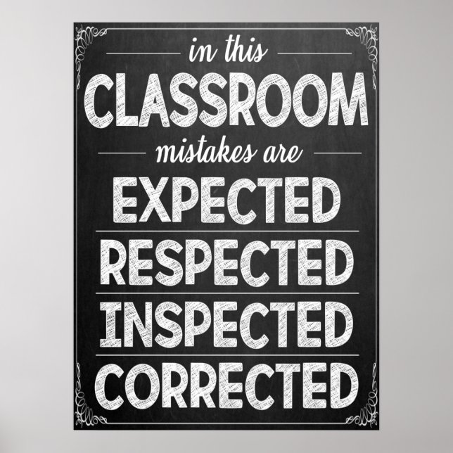 Classroom Expectations Poster (Front)