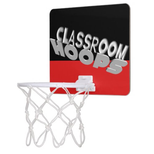 Classroom Hoops red and black