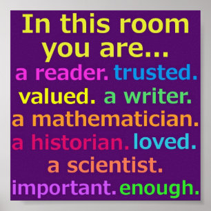 Classroom Inspirational Poster