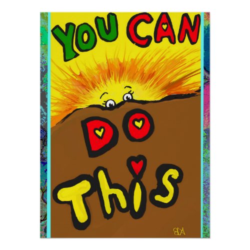 Classroom Inspirational You Can Do This Poster