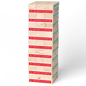 Classroom Math Game Topple Tower