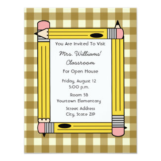 Elementary Open House Invitations 6
