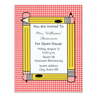 Elementary Open House Invitations 9