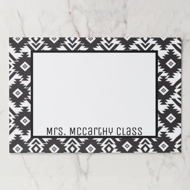 Classroom or work Disposable Placemat, Paper pad (Front)