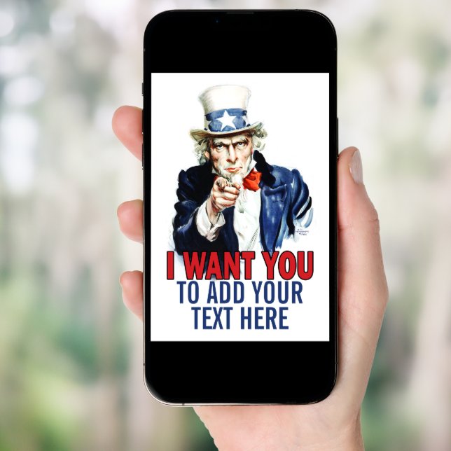 Classroom Poster: Add Your Text Here Poster (Front Digital)