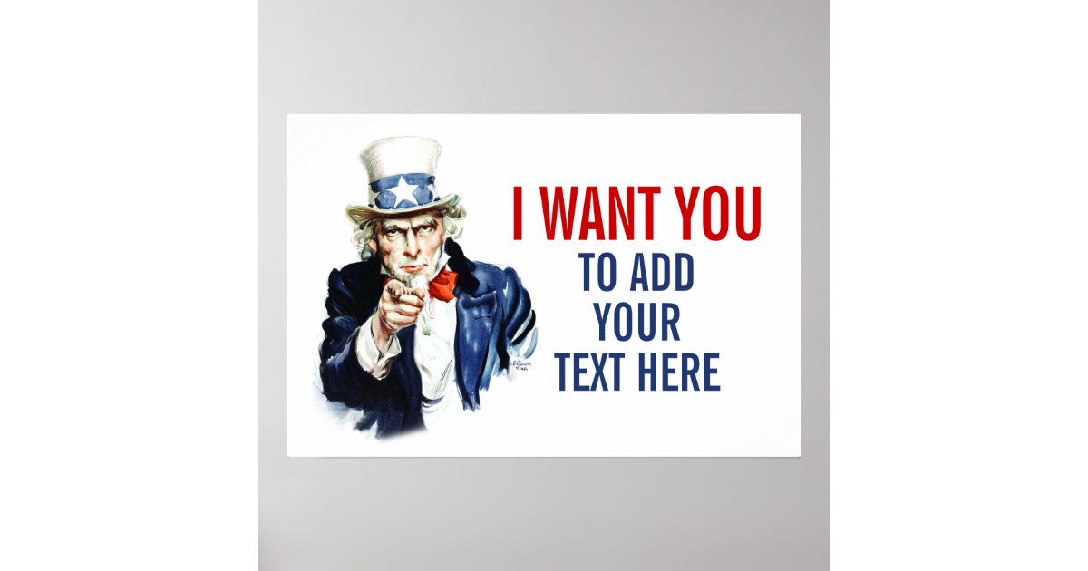 Classroom Poster: Add Your Text Here Poster | Zazzle