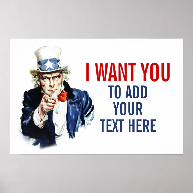 Classroom Poster: Add Your Text Here Poster | Zazzle