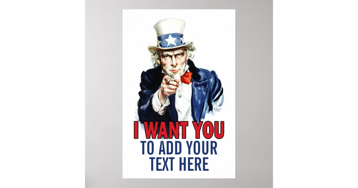 Classroom Poster: Add Your Text Here Poster | Zazzle