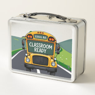 Classroom Ready  - Teacher Appreciation Gift Metal Lunch Box