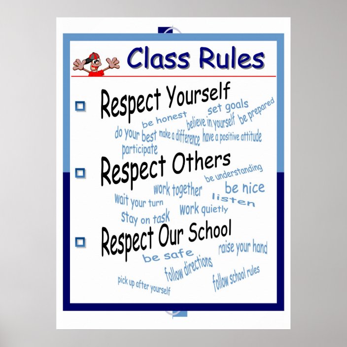 Classroom Rules Poster