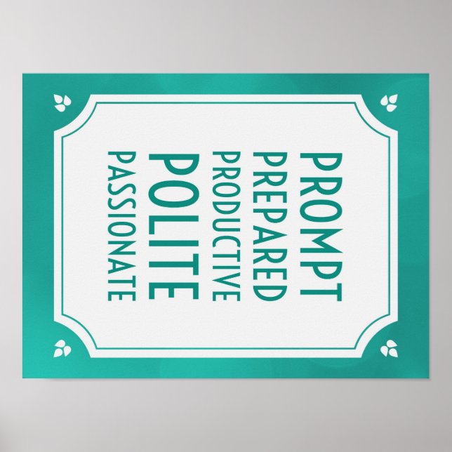 Classroom Rules Poster (Front)