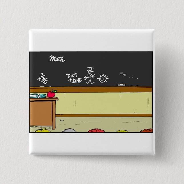 Classroom Scene Button (Front)