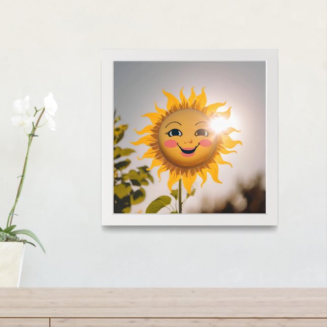 CLASSROOM SUNRISE SUNFLOWER SMILING POSTER (Entryway)