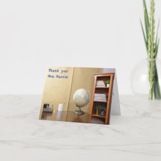 Classroom Teacher  Appreciation Day Thank You Card