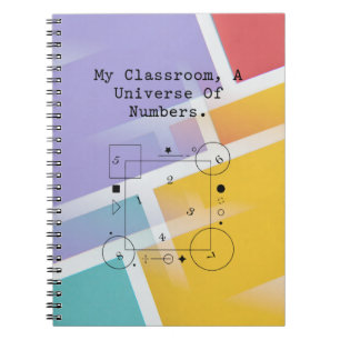 Classroom Universe of Numbers Math World Notebook