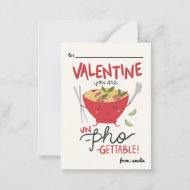 Classroom Valentine Card- Un-Pho-Gettable- White Note Card