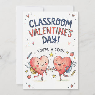 Classroom Valentine’s Day Card – You’re a Star
