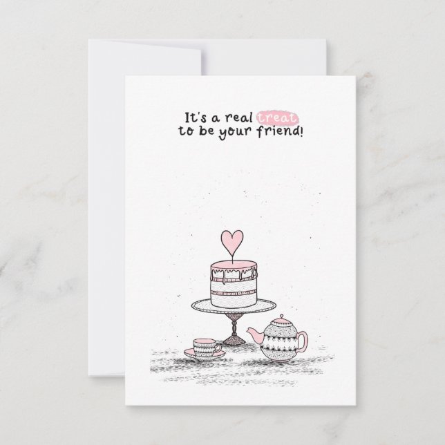 Classroom Valentine's day Note Card (Front)