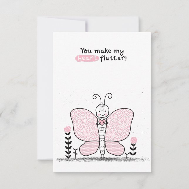 Classroom Valentine's Day Note Card (Front)