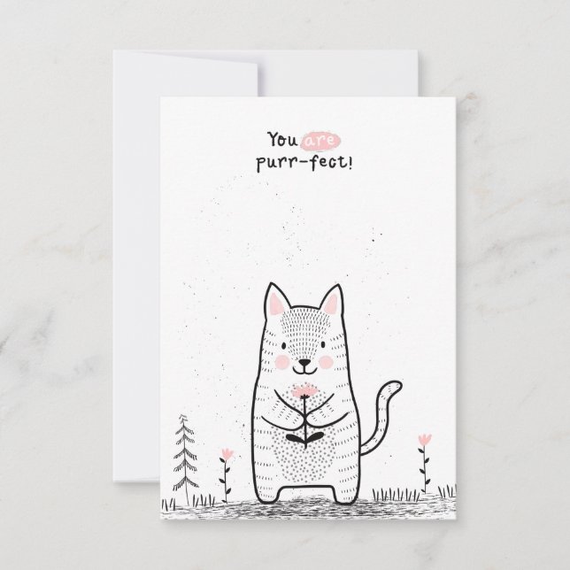 Classroom Valentine's Day  Note Card (Front)