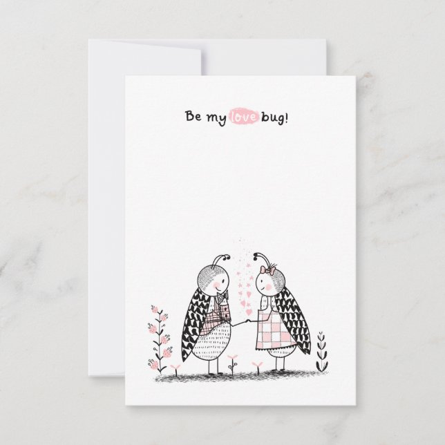 Classroom Valentine's day Note Card (Front)