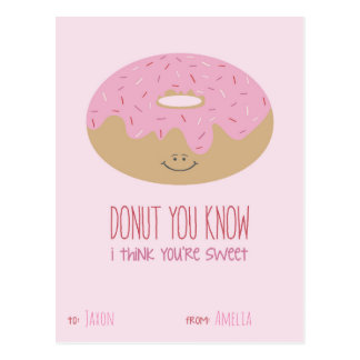 Classroom Valentines Postcard