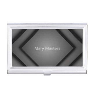 Classy 2 Diamond Case Personalized Business Cards Case For Business Cards