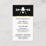Classy Aerial Drone Photography Videography Business Card