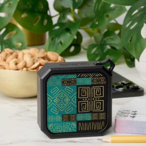 Classy African Tiles Line Art Pattern      Bluetooth Speaker