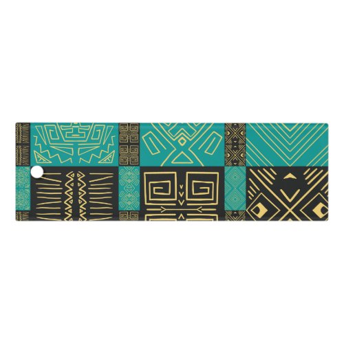 Classy African Tiles Line Art Pattern   Ruler