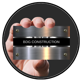 Classy And Cool Construction Business Cards by Luckyturtle at Zazzle