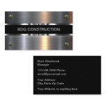 Classy And Cool Construction Business Cards Classy And Cool Construction Business Cards