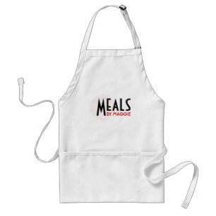 Classy and Customizable Apron with Polka Dots