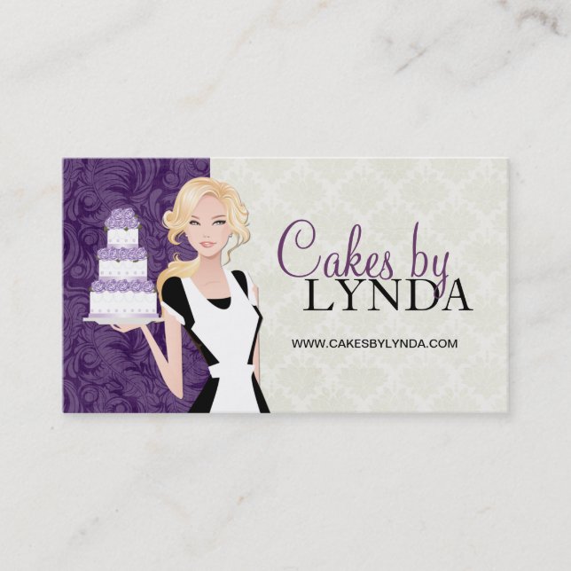 Classy and Elegant Bakery Business Cards (Front)