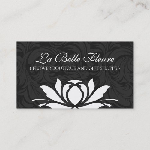 Classy and Elegant Floral Business Cards