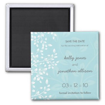 Classy And Elegant Save The Date Wedding Magnet by colourfuldesigns at Zazzle