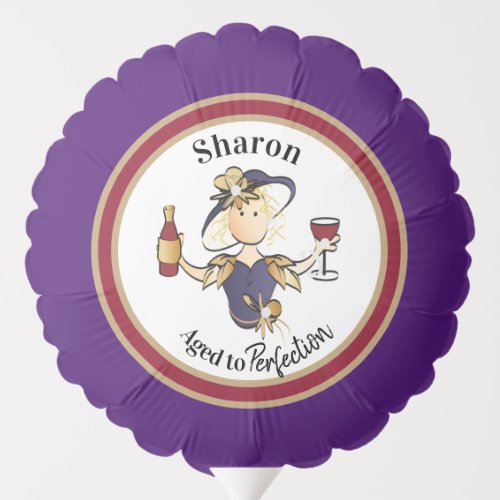 Classy and Fun Personalized Birthday Decor  Balloon