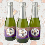 Classy and Fun Personalized Birthday Toast Sparkling Wine Label<br><div class="desc">Celebrate her birthday and toast the birthday gal with these personalized labels that let her know that she is aged to perfection.  Use them for sparkling wine,  liquor or beer bottles to give as party favors for your guests. Look for the coordinating party fixings too :)</div>