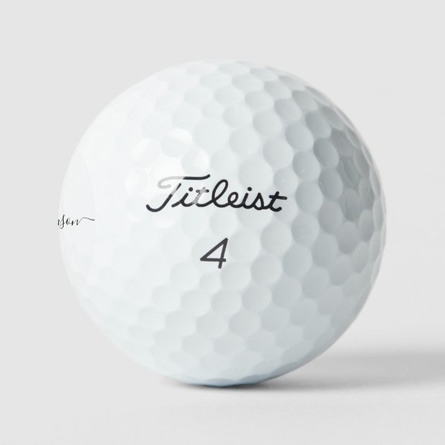 Classy and Functional Golf Balls (Logo)