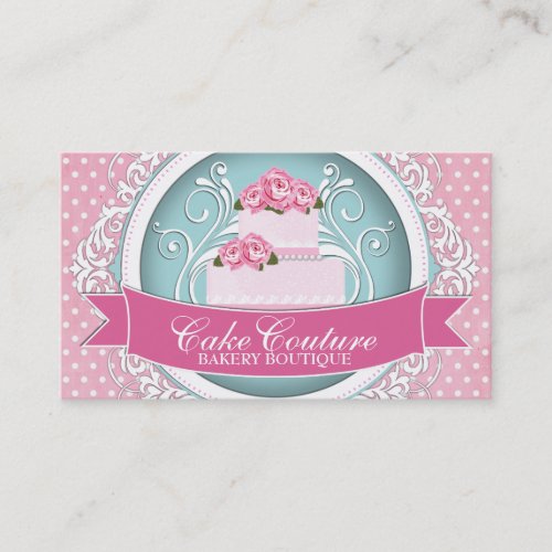 Classy and Modern Cake Designer Business Cards