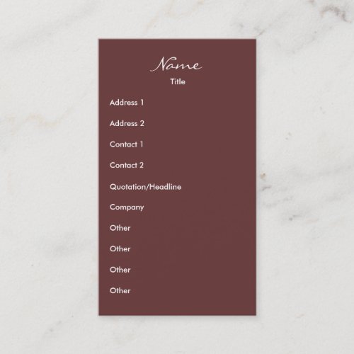 Classy and Snazzy Business Woman Business Cards