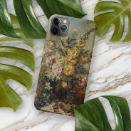 Classy Antique Floral Still Life Fine Art Paintin Iphone 11 Pro Max Case at Zazzle