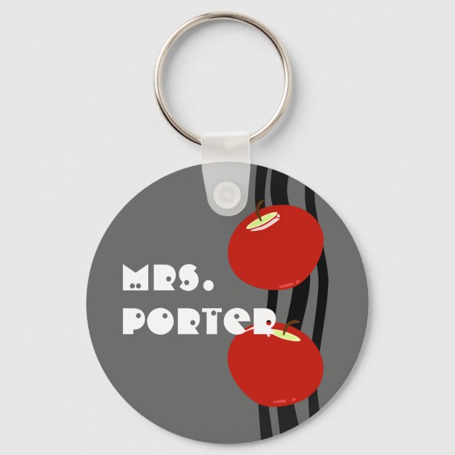 Classy Apples Keychain (Front)