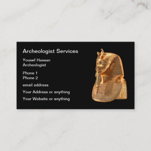 Classy Archeologist Business Cards