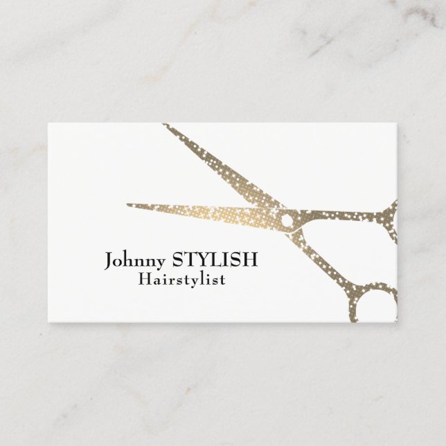 Classy artistic elegance business card (Front)